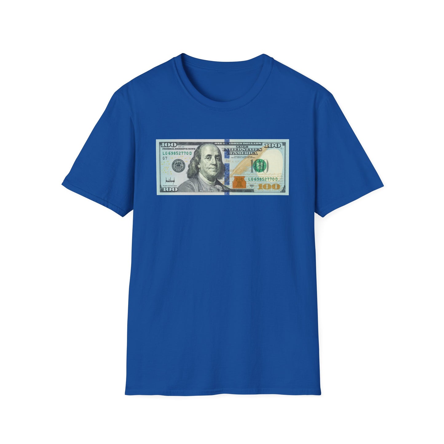 Funny Pro Trump 100 Dollar Bill Donald Trump Signature 4th of July American Patriot Support Trump Gift T-Shirt
