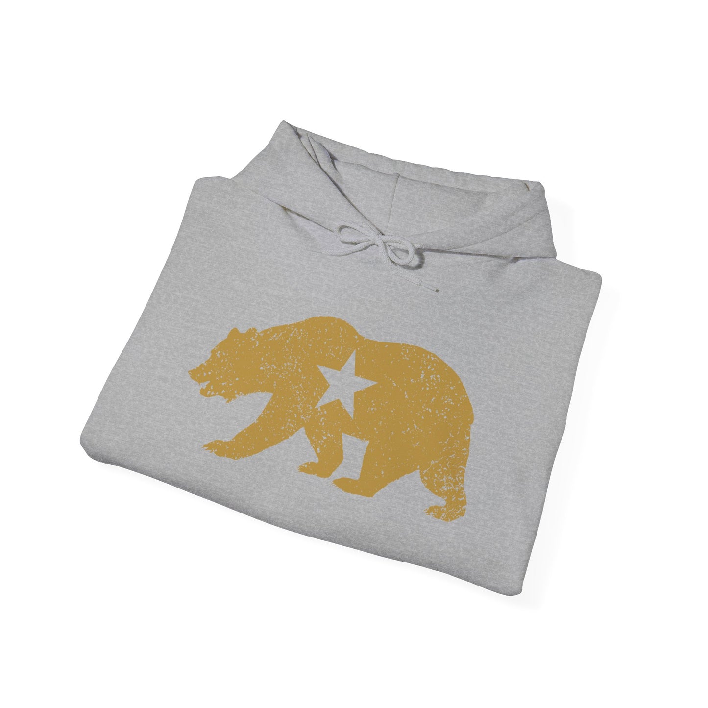 California Golden State Bear Vintage Distressed Graphic Hoodie