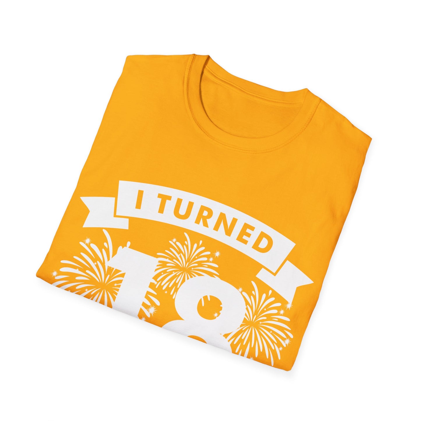 Funny I Turned 18 In 2024 18th Birthday Party Gift T-shirt For Men Women