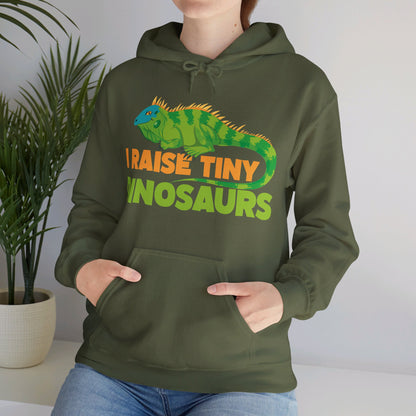 Funny Leopard Gecko I Raise Tiny Dinosaurs Lizard Reptile Geckos Hoodie For Men Women