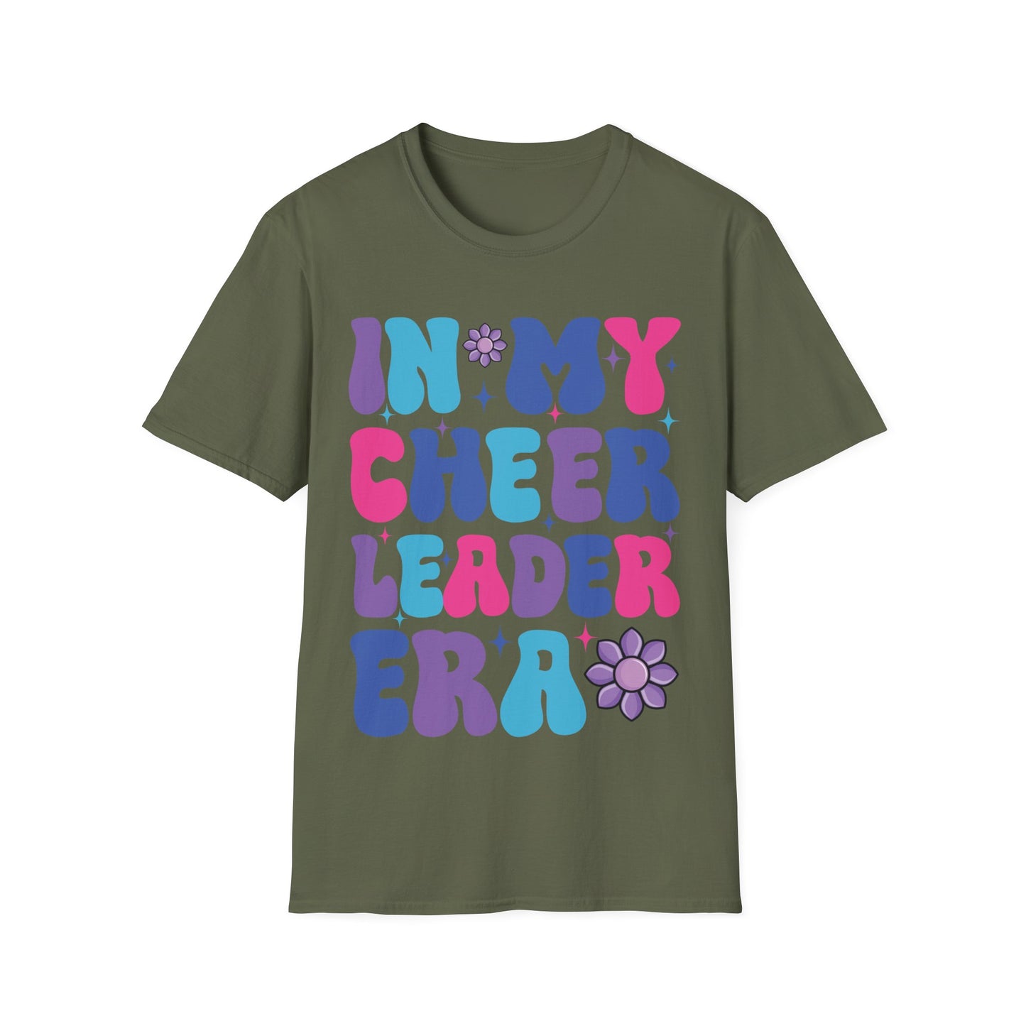 Funny In My Cheerleader Era Cheerleading Girls Teens Women T-Shirt