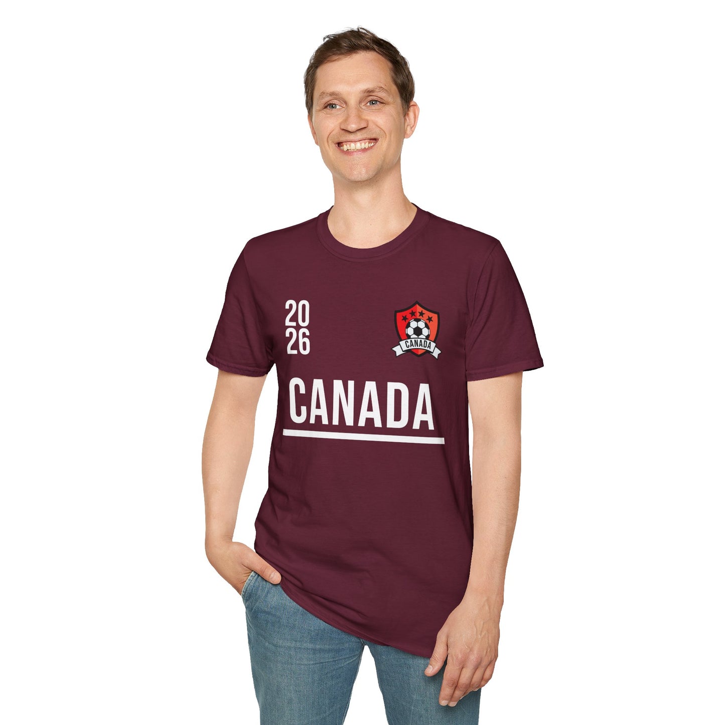 Canada Soccer Tee Flag Football Shirt Gift 2026 T-Shirt