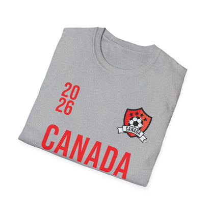 Canada Soccer Tee Flag Football Shirt Gift 2026 T-Shirt