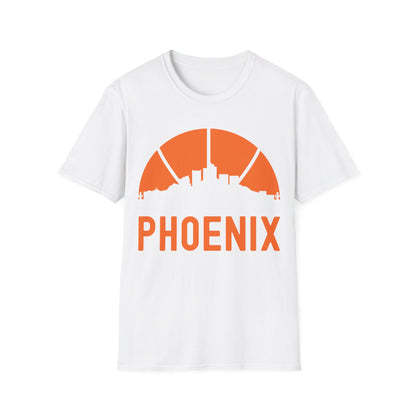 Phoenix Skyline Basketball B-Ball Arizona City Retro T-Shirt For Men Women