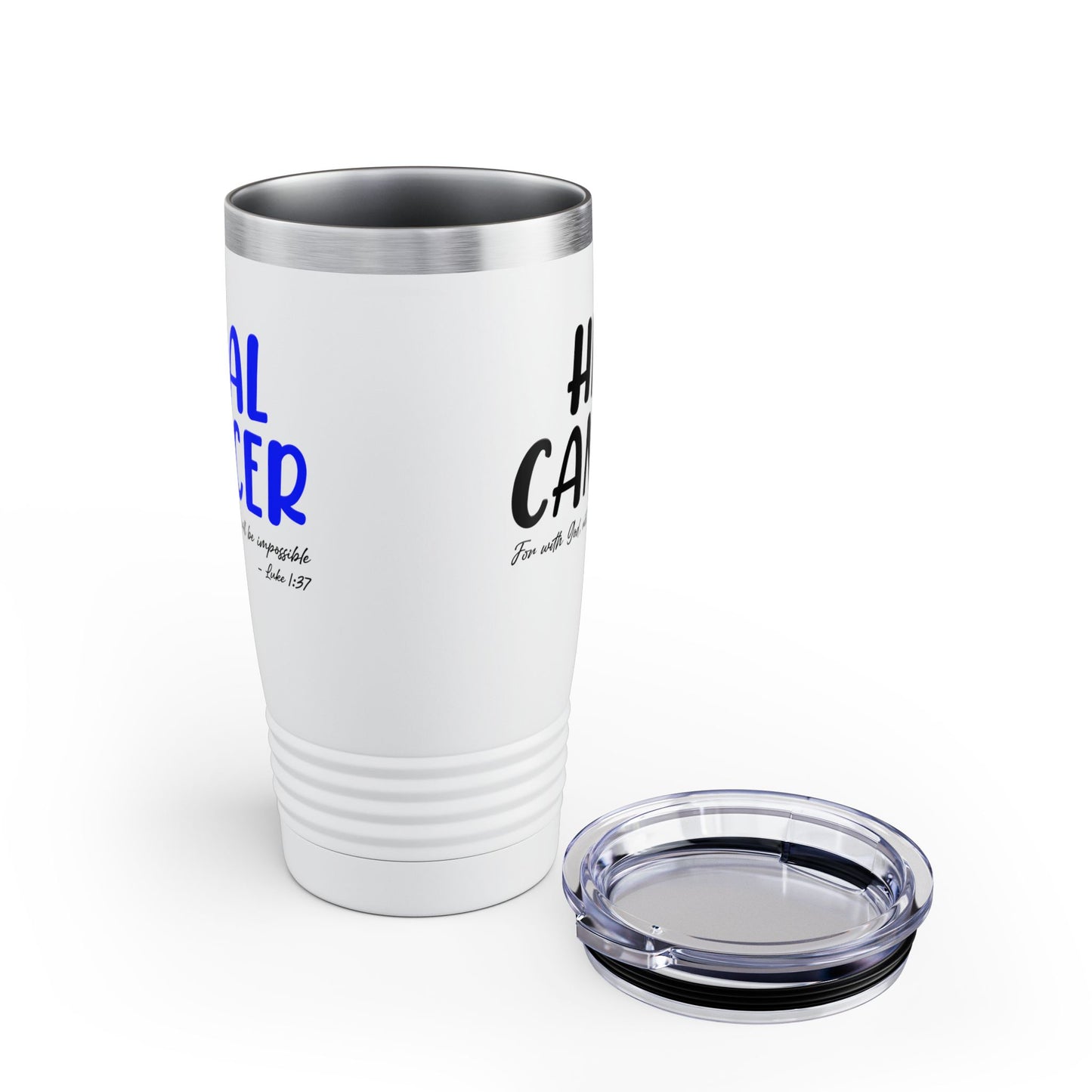 Colon Cancer Faith Bible Verse CRC Awareness Support Heal Family Tumbler For Men Women