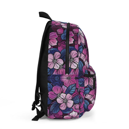 Sakura Blossoms Colored Pattern Backpacks For Men Women Kids School Travel, Capacity School Backpacks