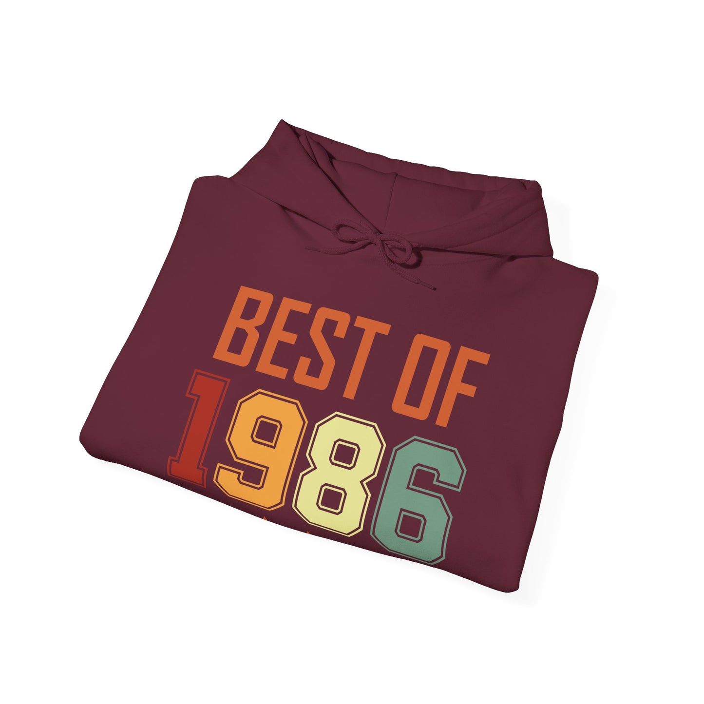 Funny Vintage Best of 1986 40 Year Old Gift 40th Birthday Hoodie For Men Women Hoodie