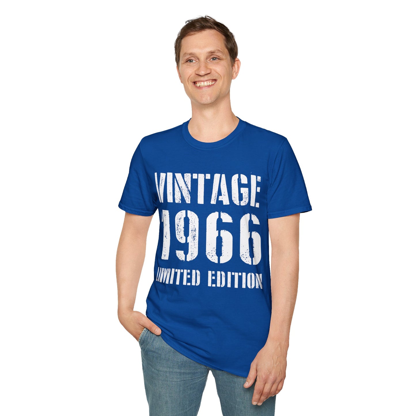 Funny Vintage 1966 60th Birthday Gifts 60 Year Old T-Shirt For Men Women