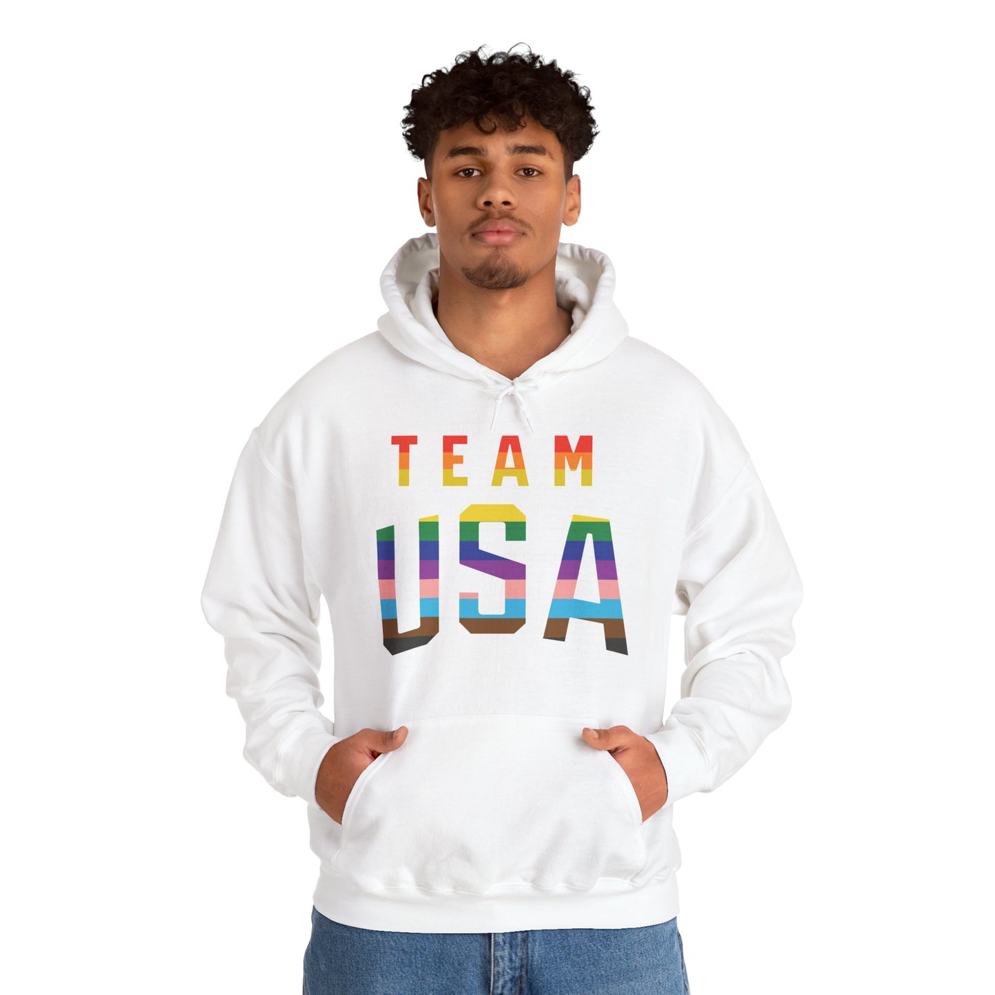 Men's Team USA Pride Pullover Hoodie