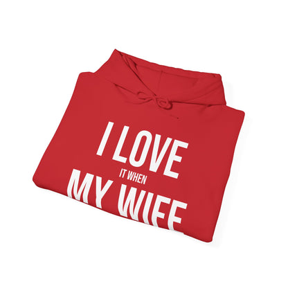 Funny I Love It When My Wife Lets Me Go Golfing Anniversary Novelty Hoodie