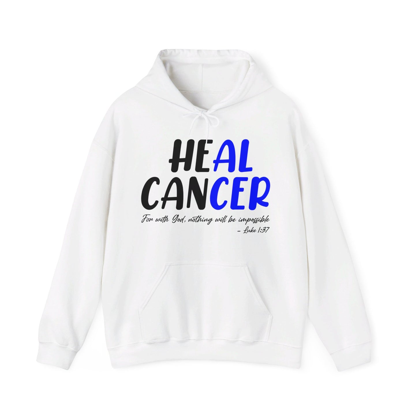 Colon Cancer Faith Bible Verse CRC Awareness Support Heal Family Hoodie For Men Women