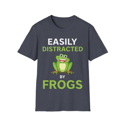 Easily Distracted by Frogs Frog Spirit Animal T-Shirt Men Women