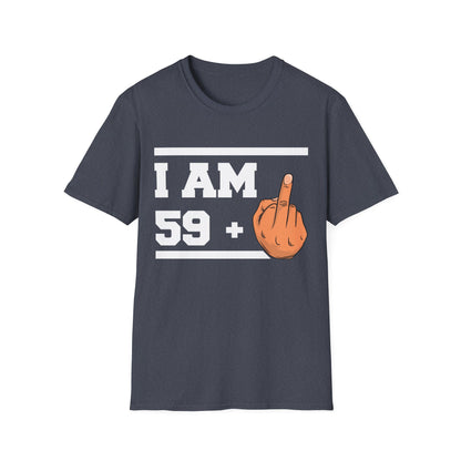 Funny 60th Birthday Sarcastic Gift 59+1 59 Plus 1 T-Shirt