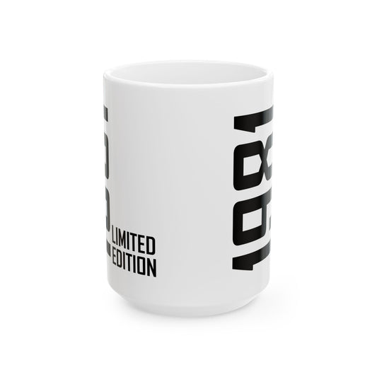 45 th Birthday 45 Years 1981 Gift Coffee Mug For Men Women