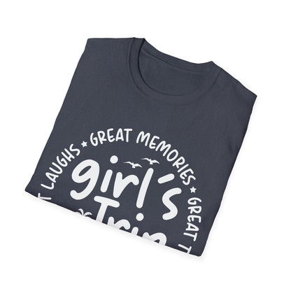Girl's Trip 2026 Memories Friends Trip Matching Vacation T-Shirt For Men Women T-Shirt