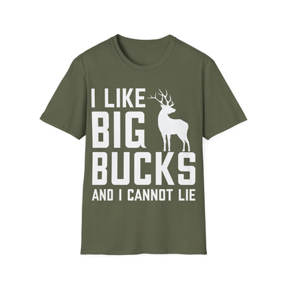 I Like Big Bucks and I Cannot Lie Deer Hunting Hunter T-Shirt Men Women