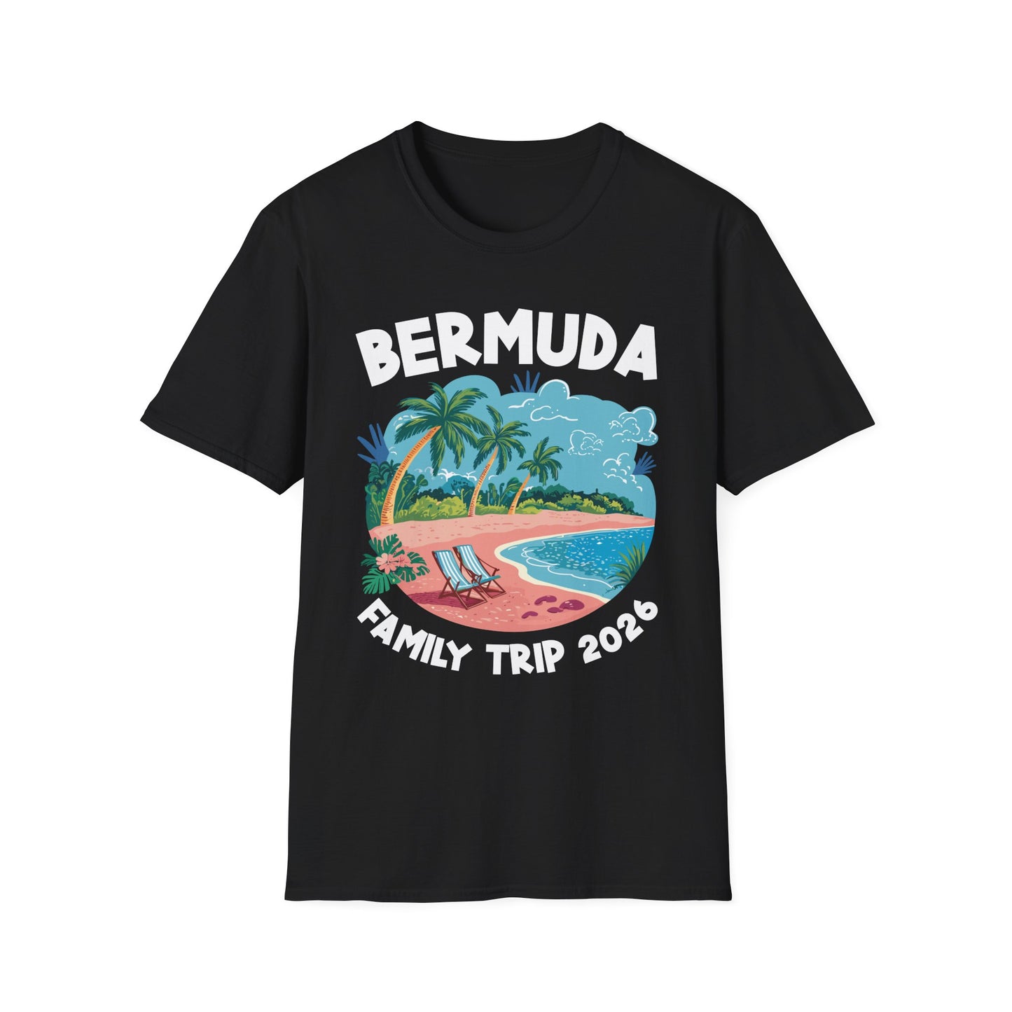 Family Cruise Bermuda 2026 Summer Trip Matching Vacation 2026 T-Shirt For Men Women