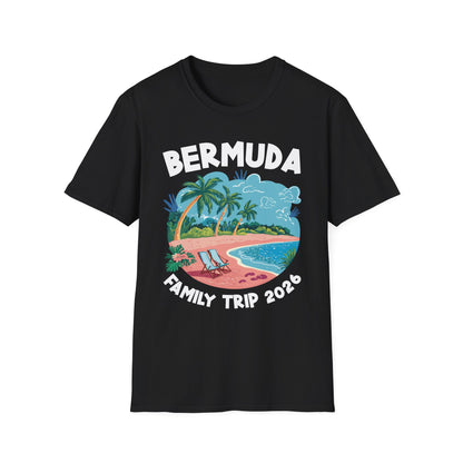 Family Cruise Bermuda 2026 Summer Trip Matching Vacation 2026 T-Shirt For Men Women