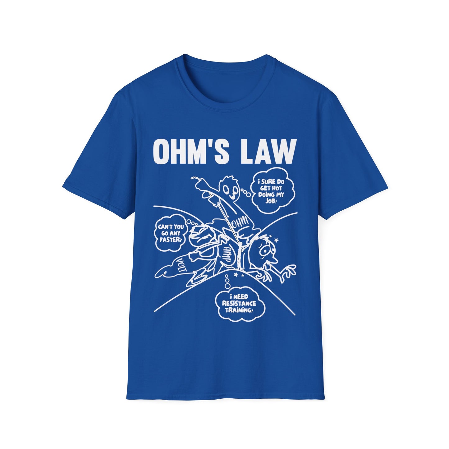 Ohms Law Funny Electrical Electronics Engineer Shirt Funny T-Shirt