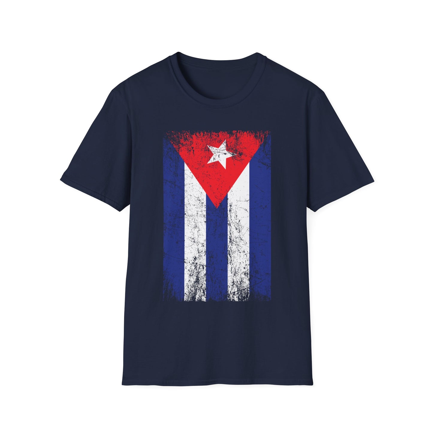 Cuba Distressed Vintage Cuba Flag Cuban T-Shirt For Men Women