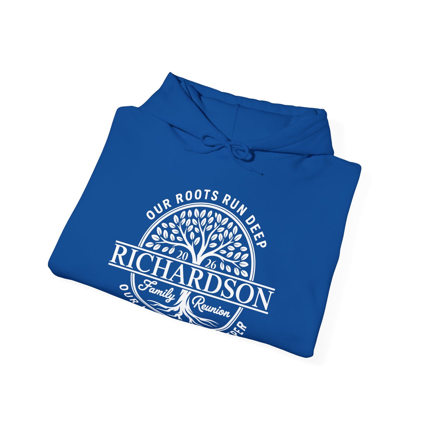 Personalized Richardson Family Reunion Our Roots Run Deep Hoodie For Men Women