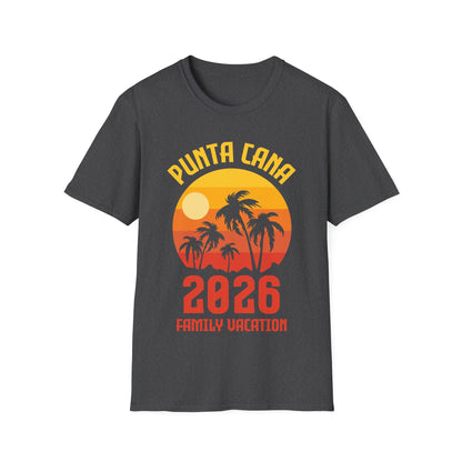 Punta Cana 2026 Family Vacation Vacay Beach Summer Holiday T-Shirt