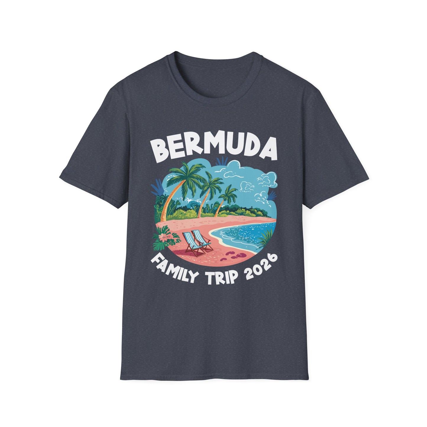Family Cruise Bermuda 2026 Summer Trip Matching Vacation 2026 T-Shirt For Men Women