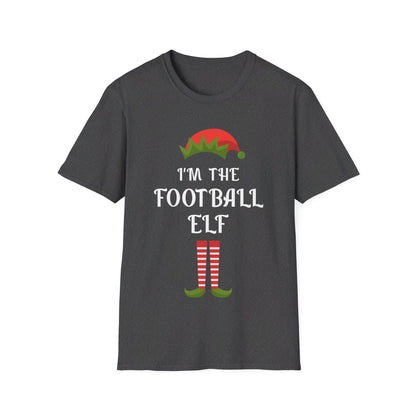 Funny I Am The Football Elf Matching Family Christmas Gift Sport T-Shirt