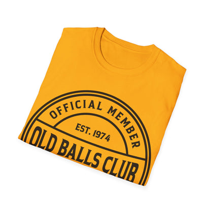 Mens Old Balls Club 50 Years Awesome Fifty 50th Birthday Farthers Day T-Shirt