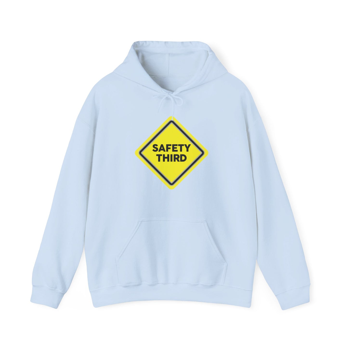 Funny Safety 3rd Third Distress Fun Hoodie For Men Women Travelers