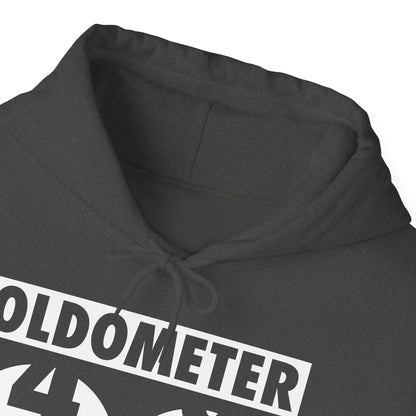 Funny Oldometer Odometer 50th Birthday Gift 50 yrs Old Joke Hoodie For Men Women Hoodie