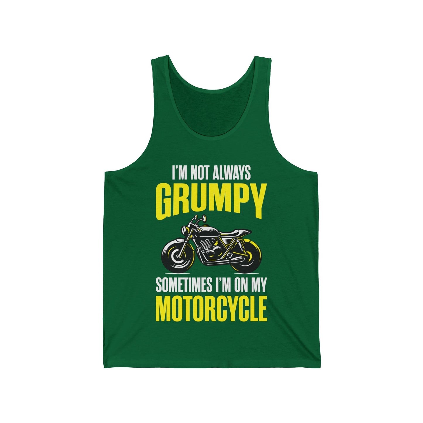 I'm Not Always Grumpy Biker Motorcycle Rider Riding Racing Tank Top For Men Women