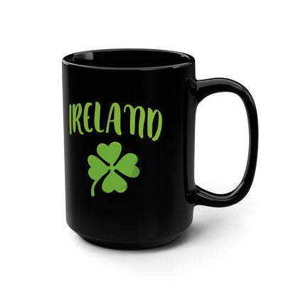 Ireland Shamrock St Patricks Day Clover Irish Coffee Mug For Men Women