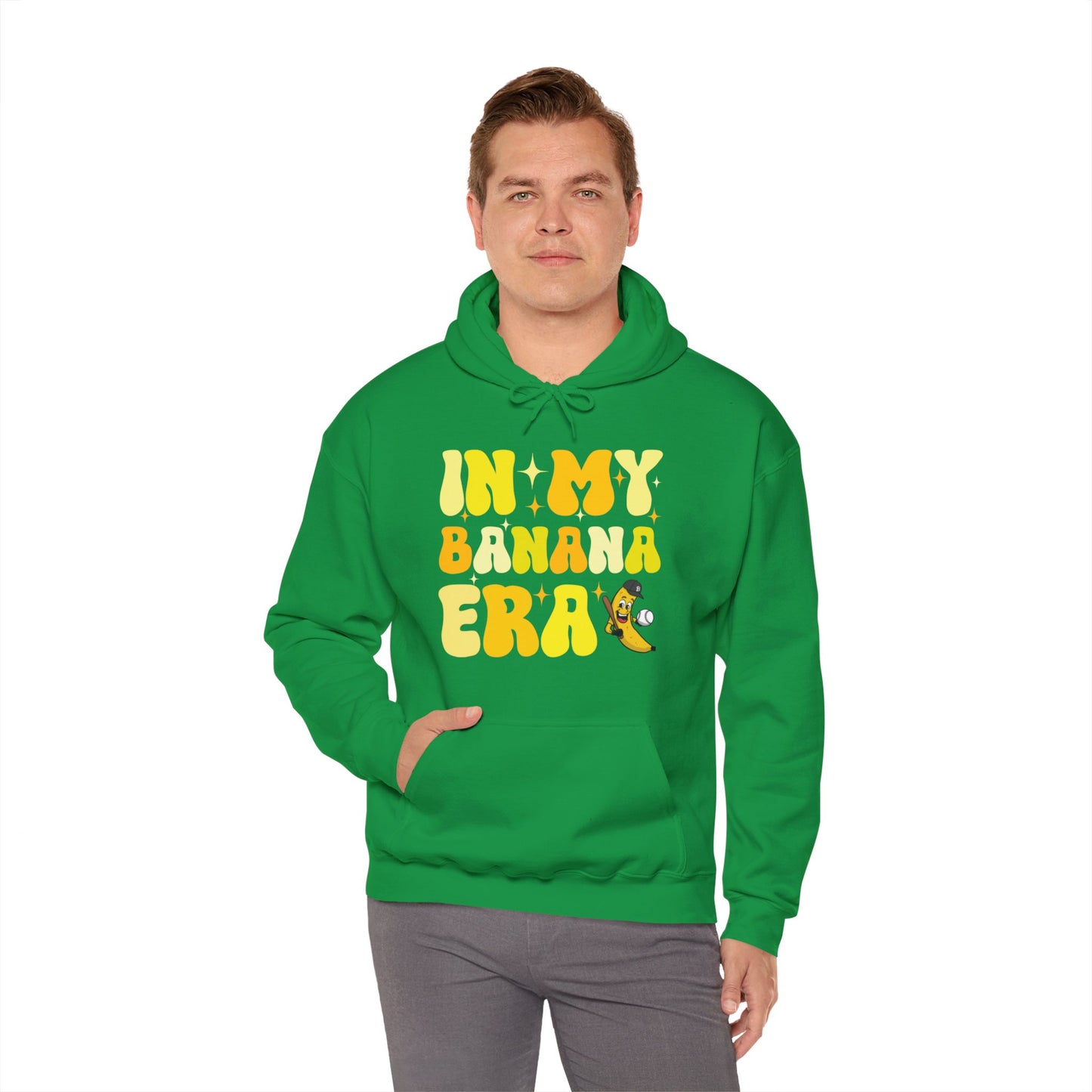 Funny In My Bananas Era Fruit Lover Baseball Player Hoodie For Men Women Hoodie