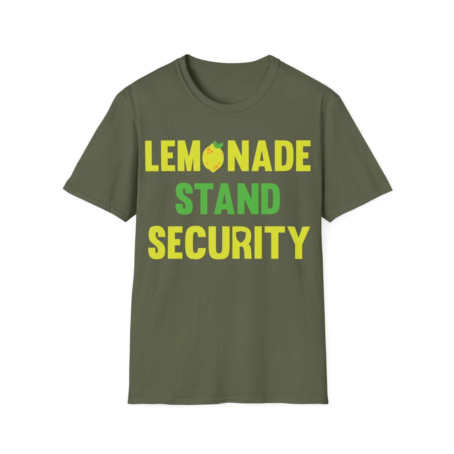 Funny Lemonade Stand Security Summer T-Shirt For Men Women T-Shirt