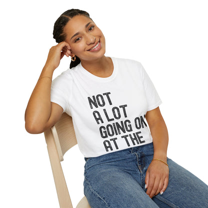 Funny Not a Lot Going on at the Moment Distressed T-Shirt For Men Women