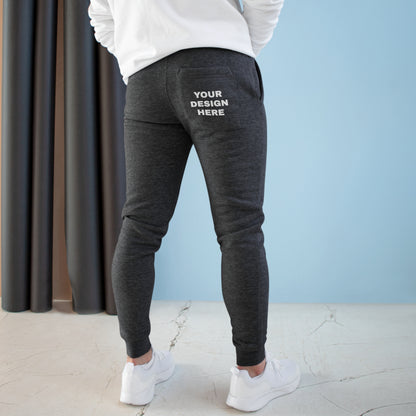 Custom Text Personalized Your Design on Unisex Fleece Joggers