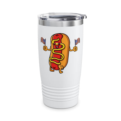 4th of July Hot Dog Funny Hotdog 4th of July Tumbler For Boys Men Women Tumbler