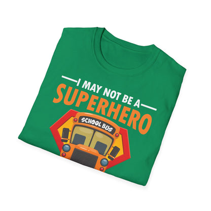 Superhero School Bus Driver Shirt Funny Bus Driver T-Shirt