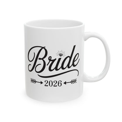 Bride Est 2026 Married Wedding Bridal Party Bachelorette Coffee Mug For Women