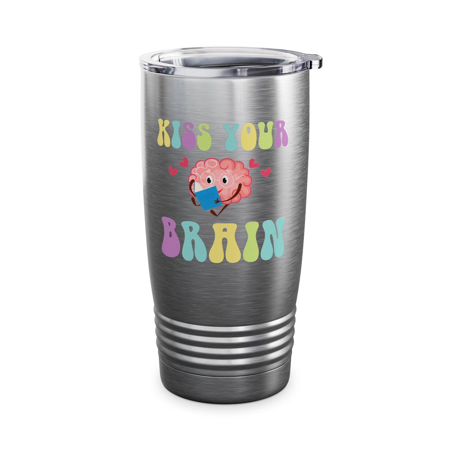 Funny Back To School Kiss Your Brain Cute Teacher Appreciation Tumbler For Men Women Tumbler