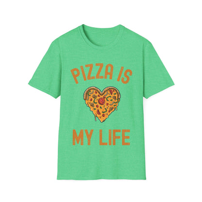 Funny Pizza Is My Life Food Lovers Foodie T-Shirt Men Women