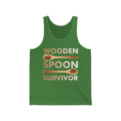 Funny Wooden Spoon Survivor Retro Novelty Sarcastic Tank Tops For Men Women