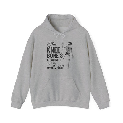 The Knee Bone's Connected to The Well, Shit Amputee Gifts Hoodie