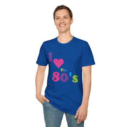 Women I Love The 80s Shirt Disco 80s Costumes Retro T-Shirt