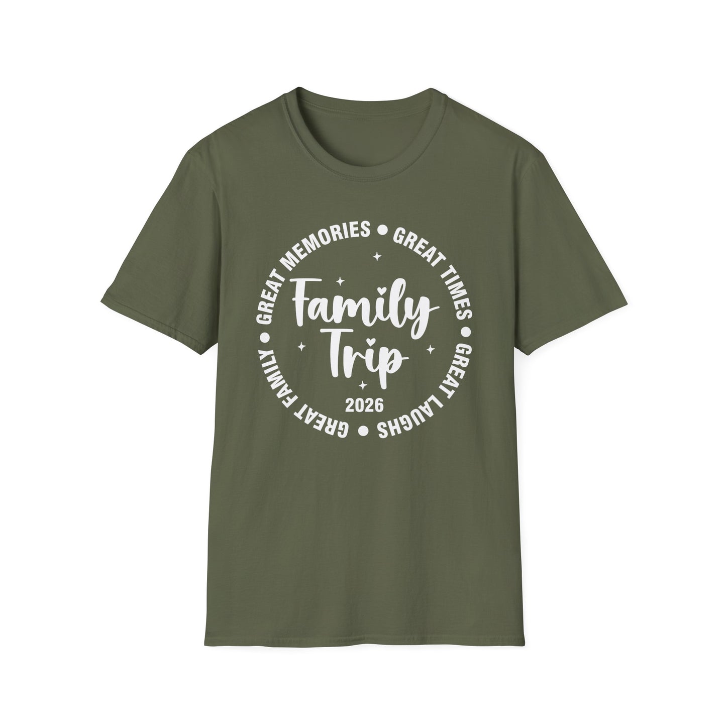 Family Trip Vacation 2026 Matching Summer Group T-Shirt For Men Women
