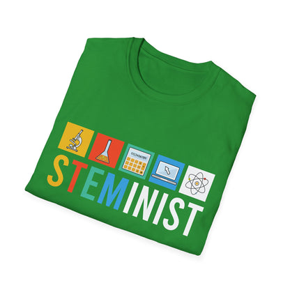 Steminist Science Technology Engineering Math STEM T-Shirt Men Women Teacher
