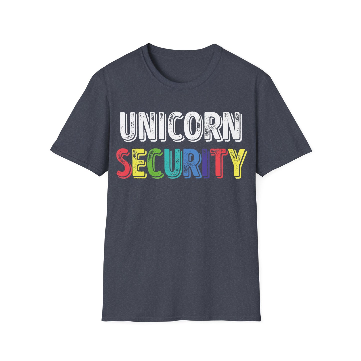 Funny Unicorn Security Costume Police T-Shirt Men Women Kids