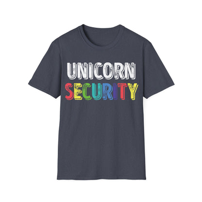 Funny Unicorn Security Costume Police T-Shirt Men Women Kids