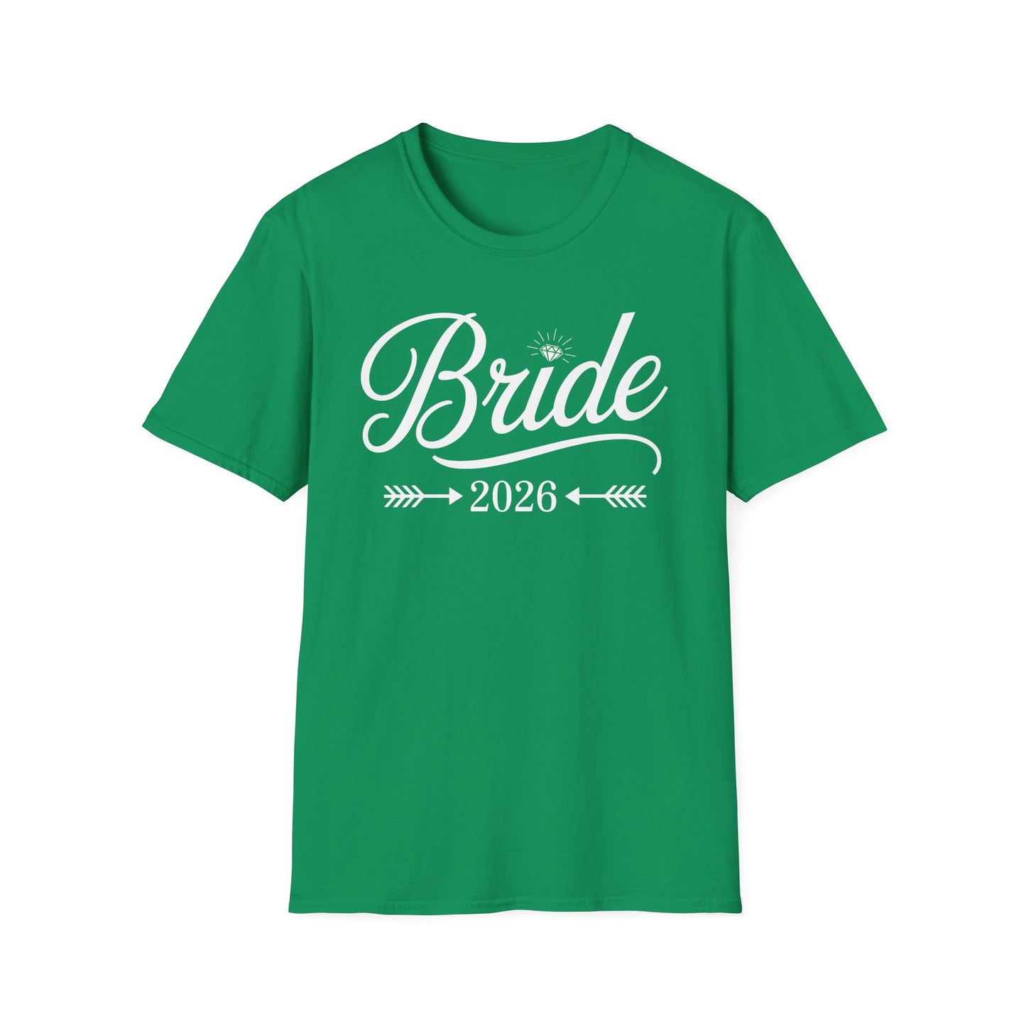 Bride Est 2026 Married Wedding Bridal Party Bachelorette T-Shirt For Women